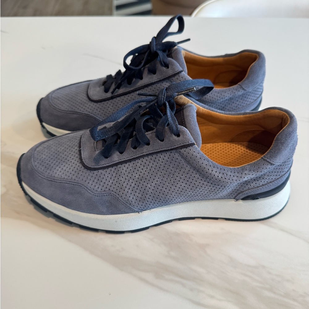 Peter Millar Wayfare Runner Sneakers. Blue. Size 10.